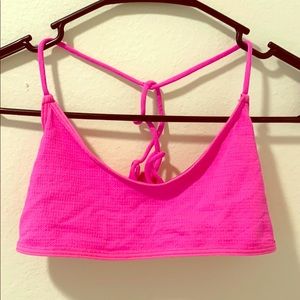 Free people pink strappy bralette